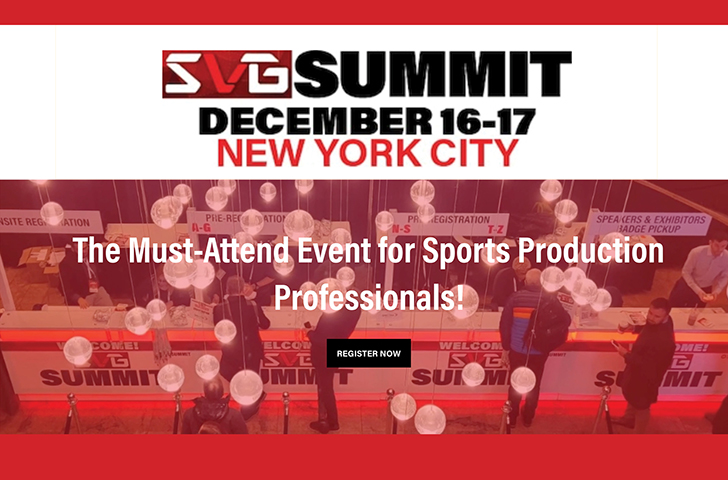 Come Visit AJA Video Systems at SVG Summit in New York - Booth # 235