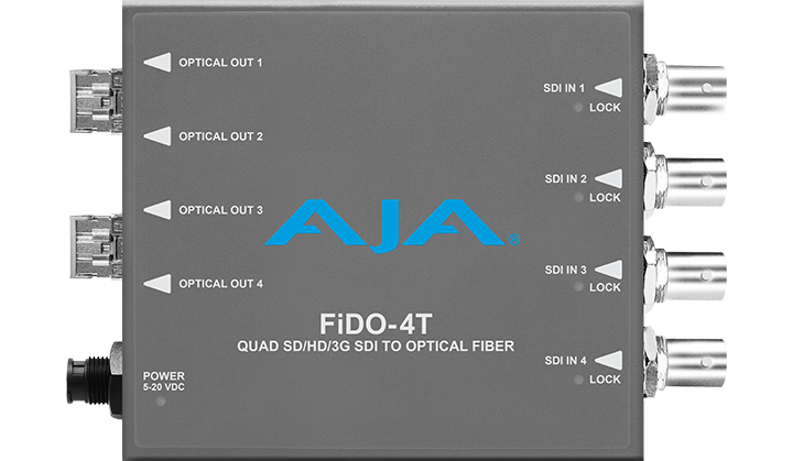 FiDO - SDI/Optical Fiber Extenders - Products - AJA Video Systems