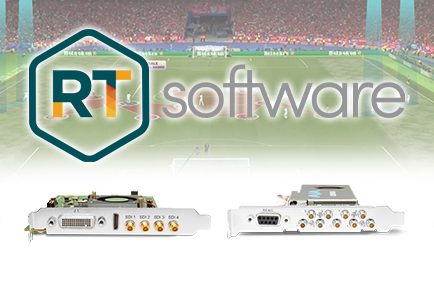 RT Software Standardizes on AJA I/O Solutions for Fast, Reliable Graphics Playout